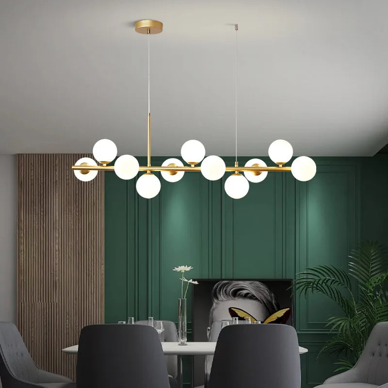 Glass Globe Pendant Light