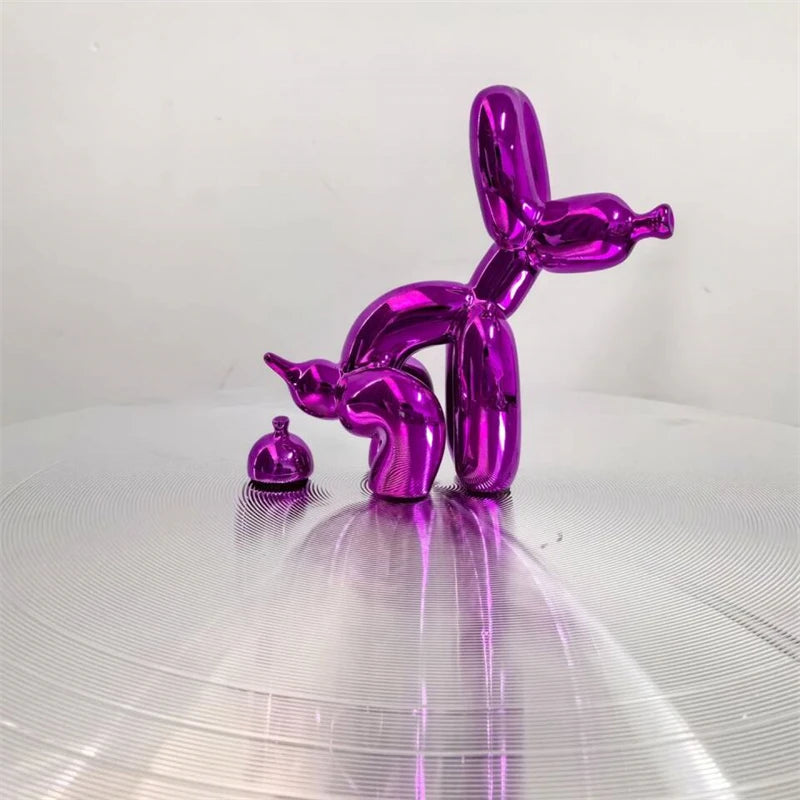 Balloon Dog Doing Business Sculpture