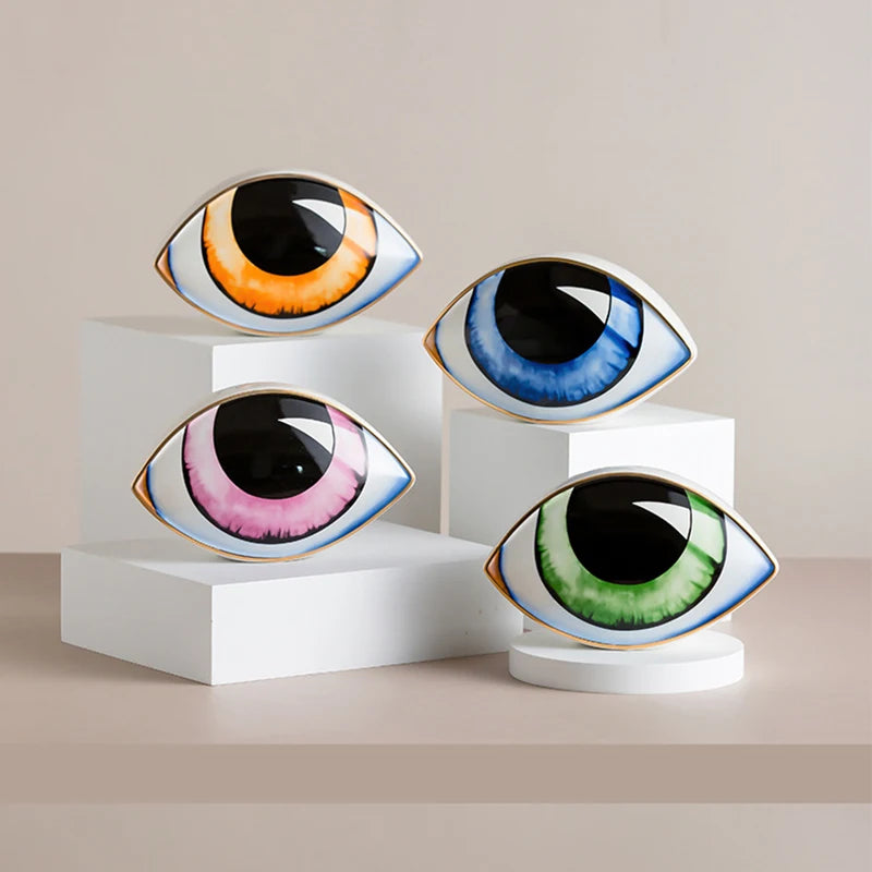 Ceramic Eye Sculpture