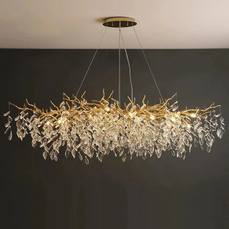 Elegant Lighting Modern Gold Crystal Chandeliers 