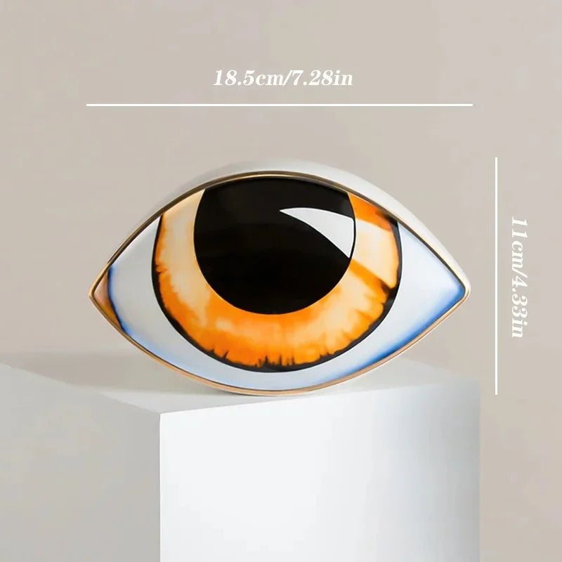 Ceramic Eye Sculpture