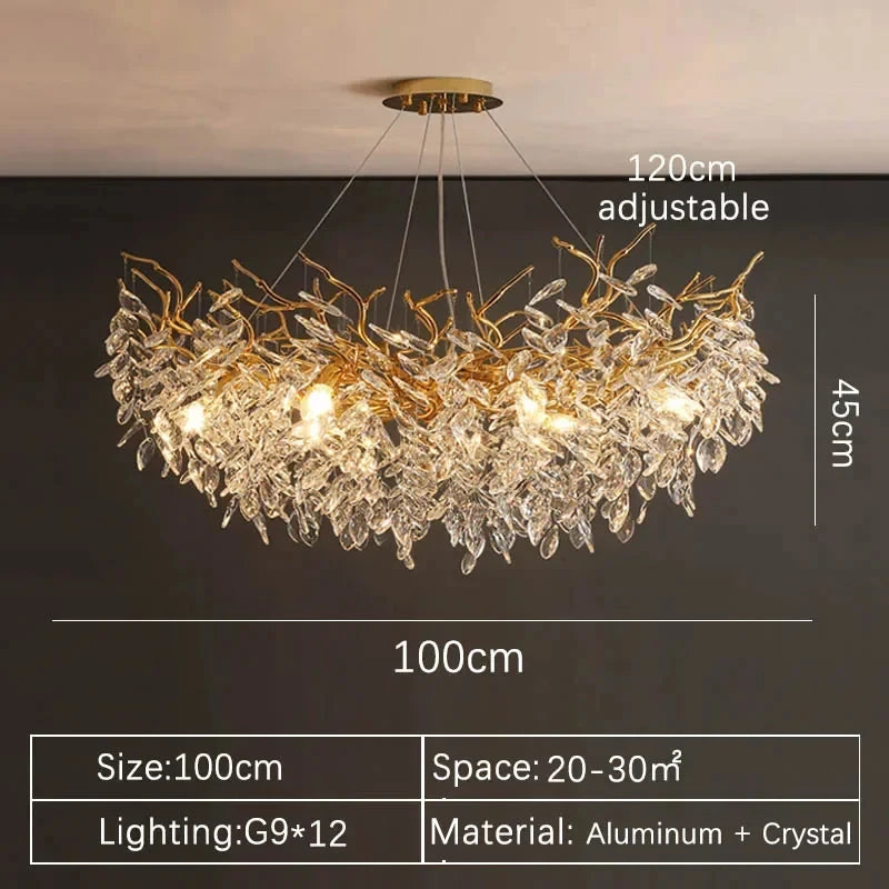 Gold Crystal LED