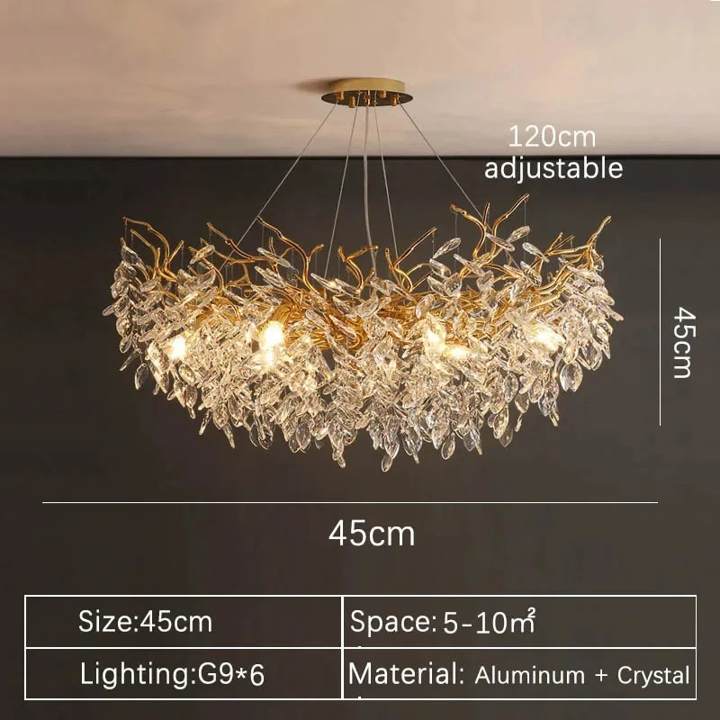 Gold Crystal LED