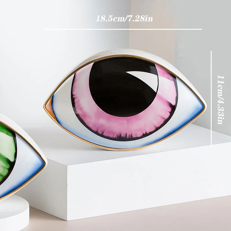 Ceramic Eye Sculpture