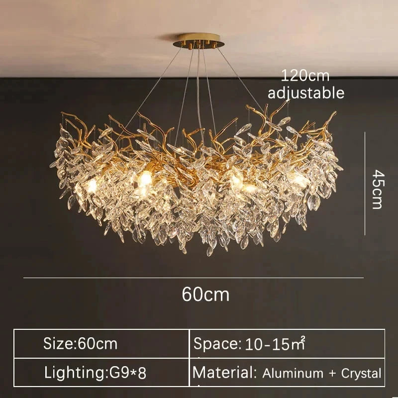 Gold Crystal LED