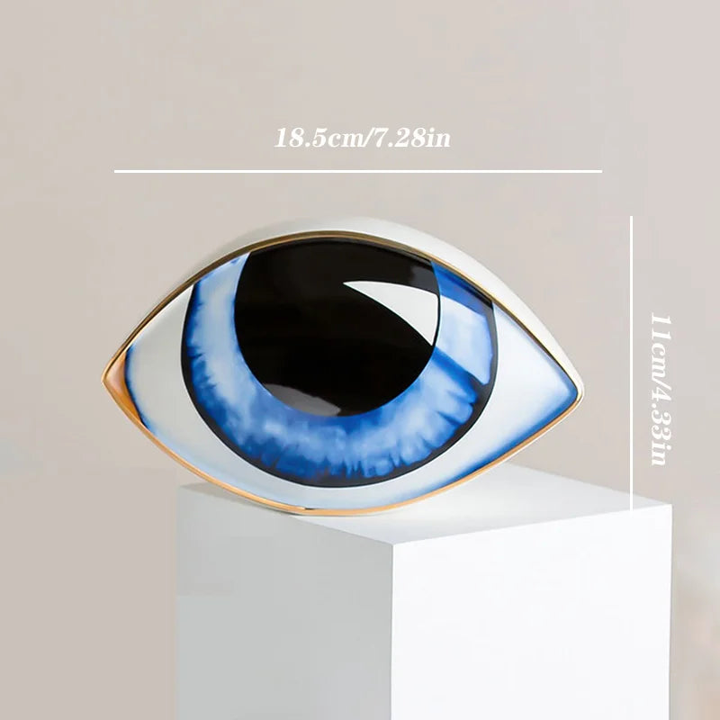 Ceramic Eye Sculpture