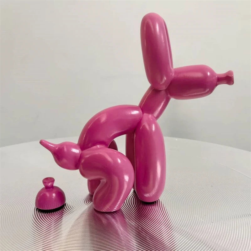 Balloon Dog Doing Business Sculpture